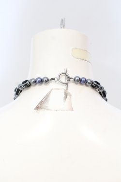画像4: Estrellas / cross beads necklace ネックレス  ブラック×シルバー O-25-06-28-085-EL-AC-IG-OS
