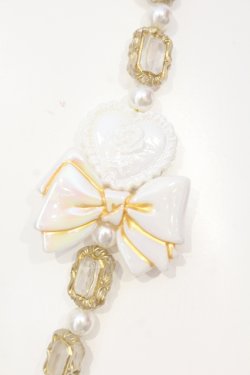 画像3: Estrellas / cross beads necklace ネックレス  ホワイト O-25-06-28-086-EL-AC-IG-OS