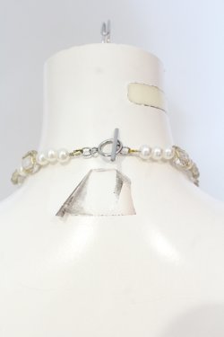 画像4: Estrellas / cross beads necklace ネックレス  ホワイト O-25-06-28-086-EL-AC-IG-OS