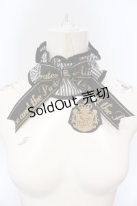 ALICE and the PIRATES / ストライプフリルチョーカー  クロ O-25-06-28-090-PA-AC-IG-ZT0709