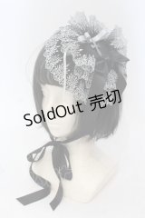 Moi-meme-Moitie / ディヴァインクロス丸型ヘッドドレス  ブラック×シルバー O-25-06-28-093-MO-AC-IG-ZT208-F004