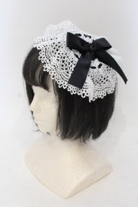 Physical Drop / 円形ヘッドドレス  クロ×シロ O-25-06-28-094-LO-AC-IG-OS