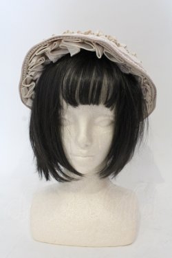 画像2: Hoshibako Works / リボンタルト帽子型ボンネット  ピンク O-25-06-28-095-LO-AC-IG-OS