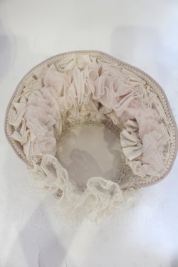 画像6: Hoshibako Works / リボンタルト帽子型ボンネット  ピンク O-25-06-28-095-LO-AC-IG-OS