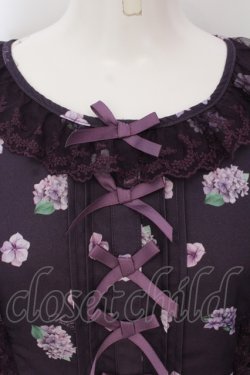 画像2: Chalmiere / ハイドレンジアワンピース  パープル O-25-06-28-008-LO-OP-IG-OS