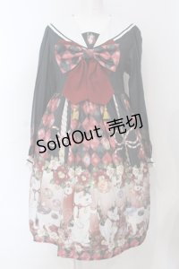 Royal Princess Alice / 大正浪漫ニャンコ日和（たまコラボ）セーラーワンピース  クロ O-25-06-28-010-LO-OP-IG-OS