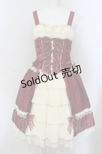 BABY,THE STARS SHINE BRIGHT / ミカエルの祝福ジャンパースカート  ワイン O-25-06-28-013-BA-OP-OW-OS