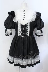 画像1: millna / ショッキングロリィタ ワンピース&ドロワーズ&ボンネット&レッグウォーマーset  クロ O-25-06-28-003-LO-OP-IG-OS (1)