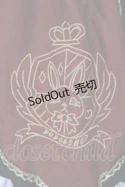 画像2: DOUDOU / ケープ付きワンピース  クロ×アカ O-25-06-28-017-LO-OP-OW-ZY