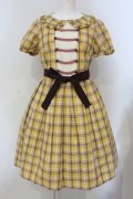 Emily Temple cute / Tin Tartanワンピース  イエロー O-25-06-28-019-ET-OP-OW-OS