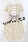 Emily Temple cute / Tin Tartanワンピース  イエロー O-25-06-28-019-ET-OP-OW-OS