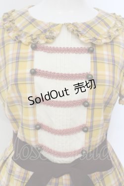 画像2: Emily Temple cute / Tin Tartanワンピース  イエロー O-25-06-28-019-ET-OP-OW-OS