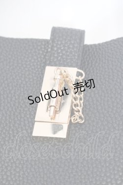 画像2: NieR CLOTHING / 3WAY PU LEATHER BAG[BAG IN BAG付き] バッグ  ブラック O-25-06-30-005-PU-BG-IG-ZT286