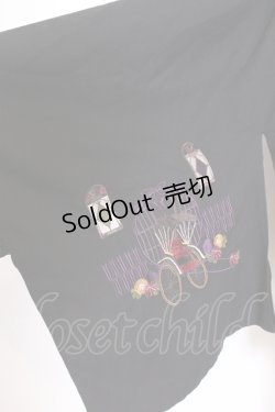 画像2: Amavel / 大正浪漫の夢紀行ブラウス F クロ×パープル O-25-06-30-039-CA-BL-OW-ZY