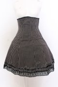 EXCENTRIQUE / コルセットスカート O/S ブラック O-25-06-30-042-EL-SK-IG-OS