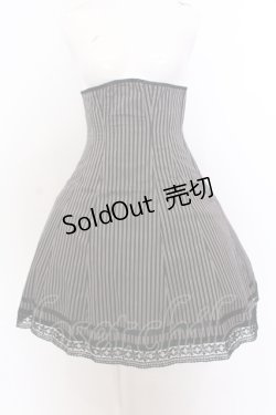 画像1: EXCENTRIQUE / コルセットスカート O/S ブラック O-25-06-30-042-EL-SK-IG-ZY