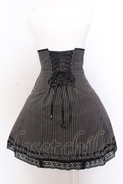 画像2: EXCENTRIQUE / コルセットスカート O/S ブラック O-25-06-30-042-EL-SK-IG-OS