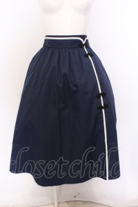 axes femme / オリエンタルチャイナスカート F ネイビー O-25-06-30-043-AX-SK-OW-OS