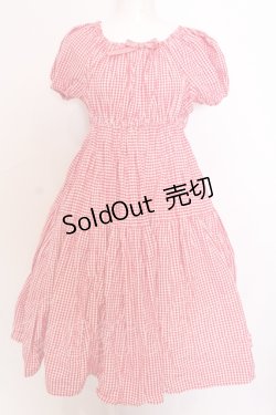 画像1: Physical Drop / デイリーシャーリングワンピース  アカ O-25-06-30-046-LO-OP-OW-OS
