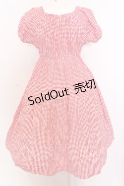 画像2: Physical Drop / デイリーシャーリングワンピース  アカ O-25-06-30-046-LO-OP-OW-OS
