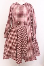 画像1: LOLITAその他 / ブロックチェックセーラーワンピース  アカ O-25-06-30-047-LO-OP-OW-ZT377 (1)