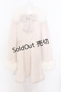 LIZ LISA / ダブルハートベルトメッセージコート  ピンク O-25-06-30-006-LO-CO-IG-OS