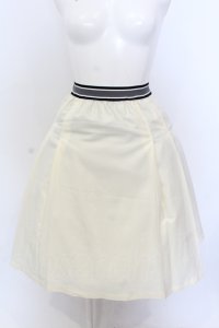 Fi.n.t / ウエストラインゴムプリーツスカート【洗える】  生成り O-25-06-30-055-CA-SK-IG-OS