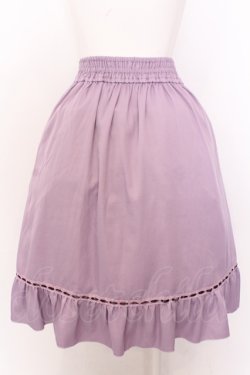 画像3: axes femme POETIQUE / パンジー刺繍ラッフルスカート M ラベンダー O-25-06-30-057-AX-SK-IG-OS