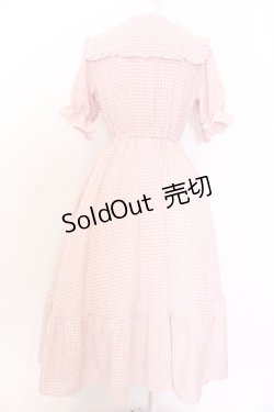 画像3: m petit by misako / ギンガムチェックワンピース S ピンク O-25-06-30-062-LO-OP-IG-OS