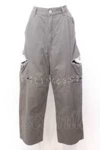 Candy Stripper / SLASH RING PANTS　パンツ 2 グレー O-25-06-30-067-PU-PA-OW-OS