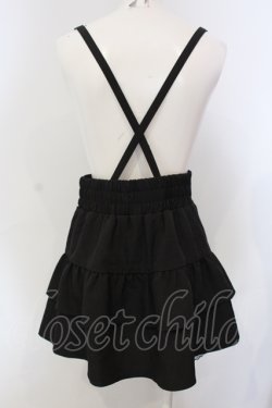 画像3: MA*RS / サスペンダービジューショートパンツ  クロ O-25-06-30-070-EL-PA-IG-OS