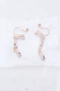 MARBLE / ストーンイヤリング  ピンクゴールド O-25-06-30-1009-GO-AC-OW-OS