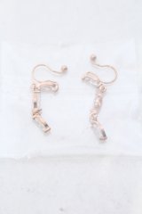 MARBLE / ストーンイヤリング  ピンクゴールド O-25-06-30-1009-GO-AC-OW-ZT208-F001