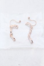画像1: MARBLE / ストーンイヤリング  ピンクゴールド O-25-06-30-1009-GO-AC-OW-ZT208-F001 (1)