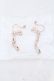 画像1: MARBLE / ストーンイヤリング  ピンクゴールド O-25-06-30-1009-GO-AC-OW-OS (1)
