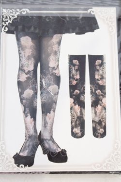 画像3: Sheglit / Oriental Lace Over Knee オーバーニー F ブラック O-25-06-30-1011-EL-ZA-OW-OS