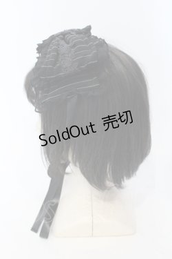 画像3: FRILL / リボンヘッドドレス  ブラック O-25-06-30-1013-HN-TO-OW-OS