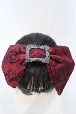 画像2: Sheglit / "Bell Rose"リボンカチューシャ  ワイン O-25-06-30-1014-EL-AC-OW-OS