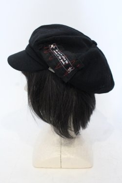 画像4: Deorart / パッチチェーンキャスケット  ブラック O-25-06-30-1015-PU-AC-IG-OS