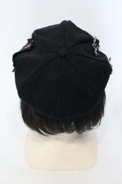 画像5: Deorart / パッチチェーンキャスケット  ブラック O-25-06-30-1015-PU-AC-IG-OS