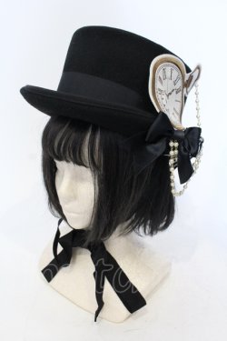 画像1: ALICE and the PIRATES / Milky Rail Train clockシルクハット  ブラクック O-25-06-30-1016-PA-AC-IG-OS