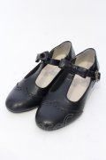 m petit by misako / AMPUリボンストラップパンプス M クロ O-25-06-30-1018-LO-SH-IG-OS