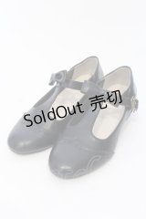 m petit by misako / AMPUリボンストラップパンプス M クロ O-25-06-30-1018-LO-SH-IG-ZT-K014