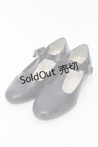 m petit by misako / AMPUリボンストラップパンプス M クロ O-25-06-30-1018-LO-SH-IG-ZT-K014