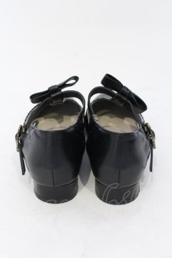 画像4: m petit by misako / AMPUリボンストラップパンプス M クロ O-25-06-30-1018-LO-SH-IG-ZT-K014