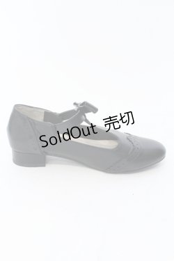 画像5: m petit by misako / AMPUリボンストラップパンプス M クロ O-25-06-30-1018-LO-SH-IG-ZT-K014