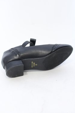 画像6: m petit by misako / AMPUリボンストラップパンプス M クロ O-25-06-30-1018-LO-SH-IG-ZT-K014