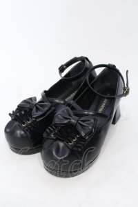 ATELIER PIERROT / Enchanted Corset Pumps パンプス  ブラック O-25-06-30-1019-EL-SH-IG-OS