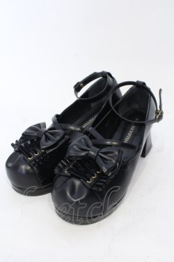 画像1: ATELIER PIERROT / Enchanted Corset Pumps パンプス  ブラック O-25-06-30-1019-EL-SH-IG-OS