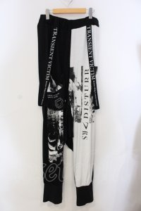 SEX POT ReVeNGe / RS DISTURB BELT サルエルパンツ L ブラック×ホワイト O-25-06-30-074-SP-PA-OW-OS